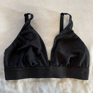 Negative Underwear - Cotton Triangle Bra - Black - Wirefree - 32D 32DD 34C 34D